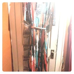 Multi colored maxi dress